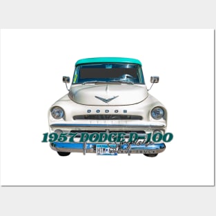 1957 Dodge D-100 Sweptside Pickup Truck Posters and Art